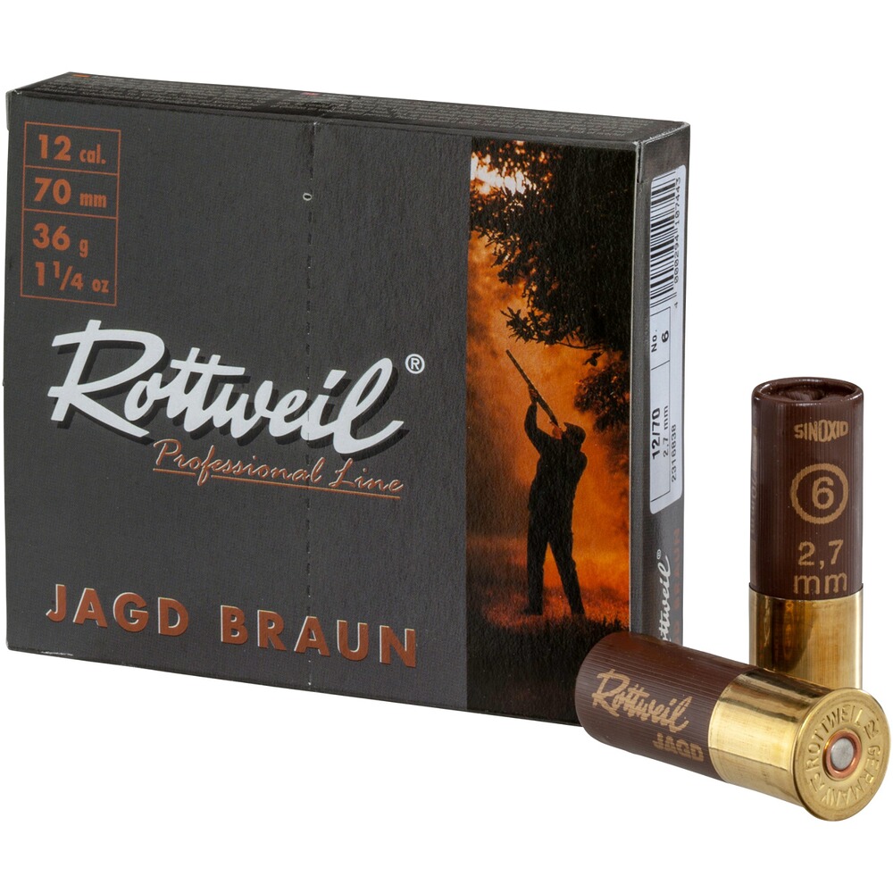 Rottweil JagdPlastik 12/70 36g 2,7mm 10S