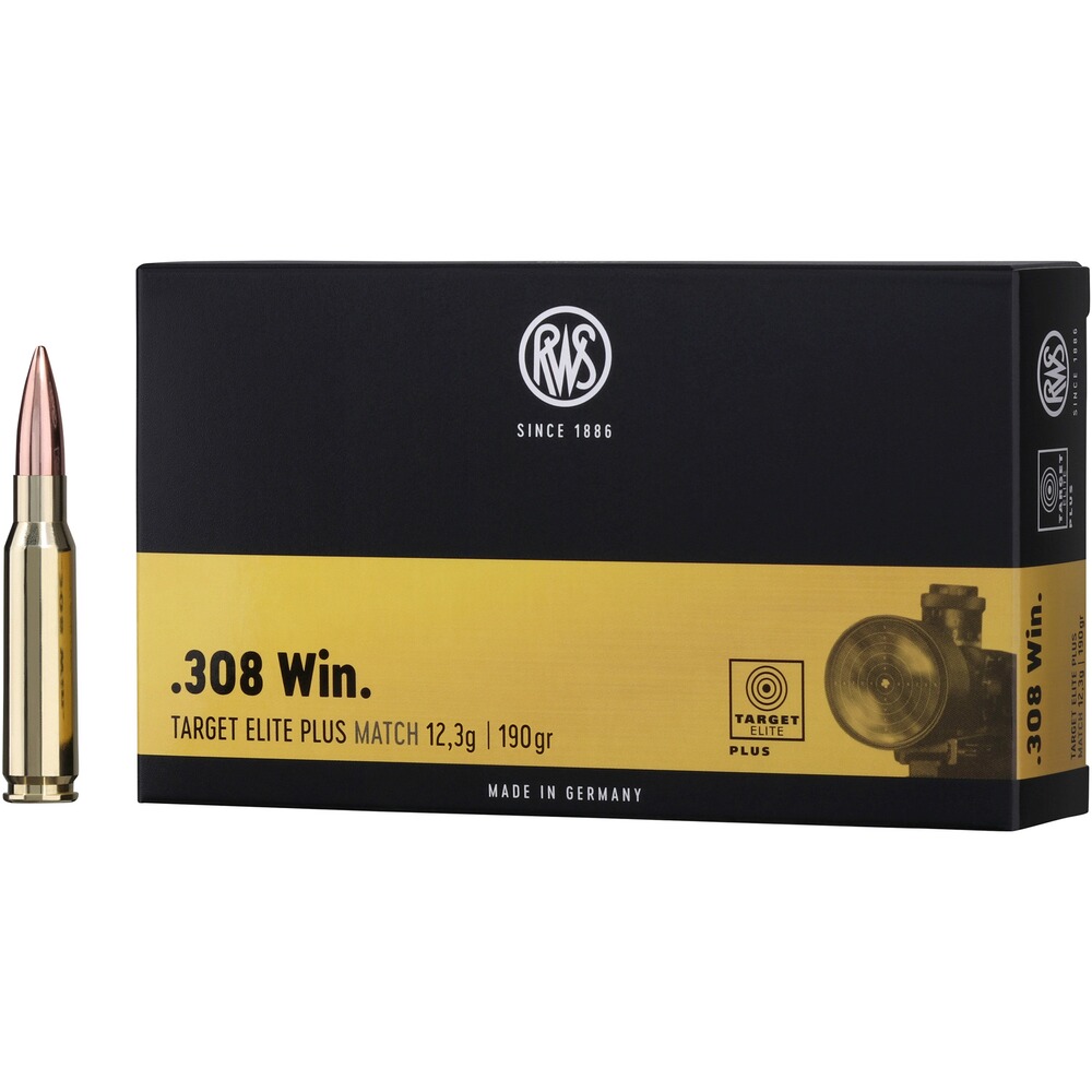 .308 Win. Target Elite Plus 12,3g/190grs., RWS