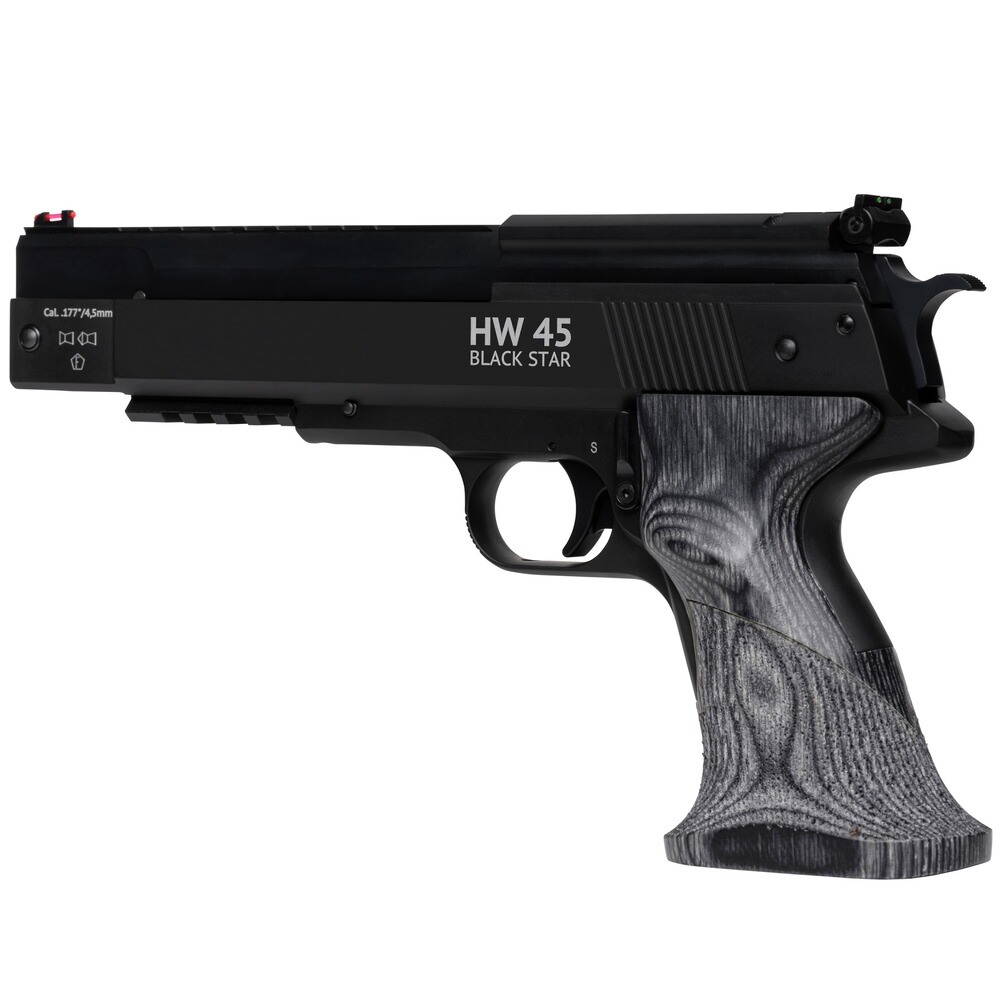 Pistolet à air HW 45 "Black Star", Weihrauch Sport