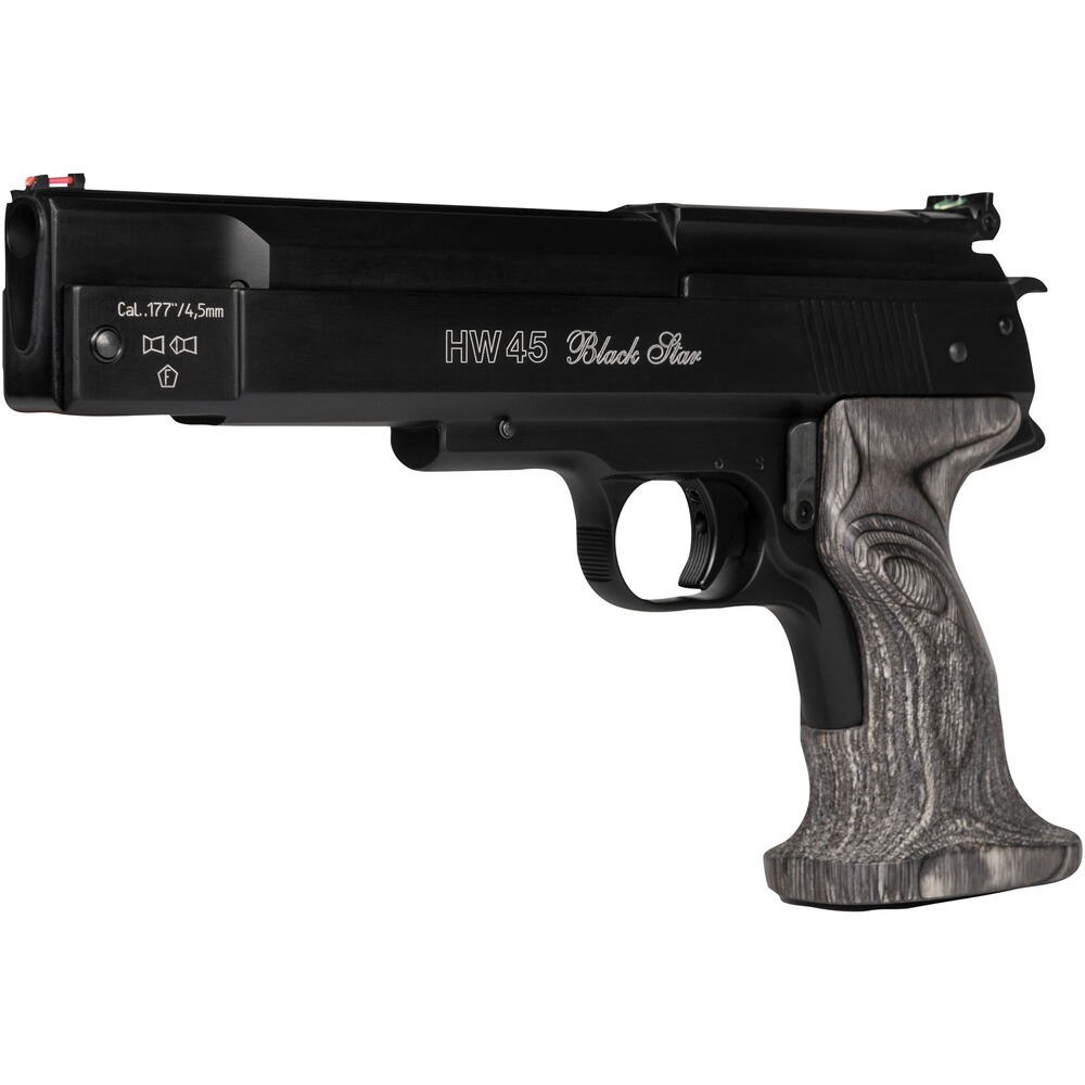 Pistolet à air HW 45 "Black Star", Weihrauch Sport
