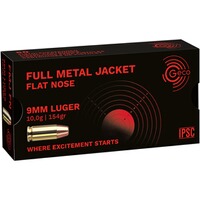 .9mm Luger FMJ flat 154grs., Geco