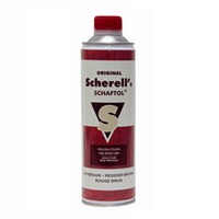 Bidon d'huile pour crosse Schaftöll brun/rouge 500 ml, Scherell`s Schaftol
