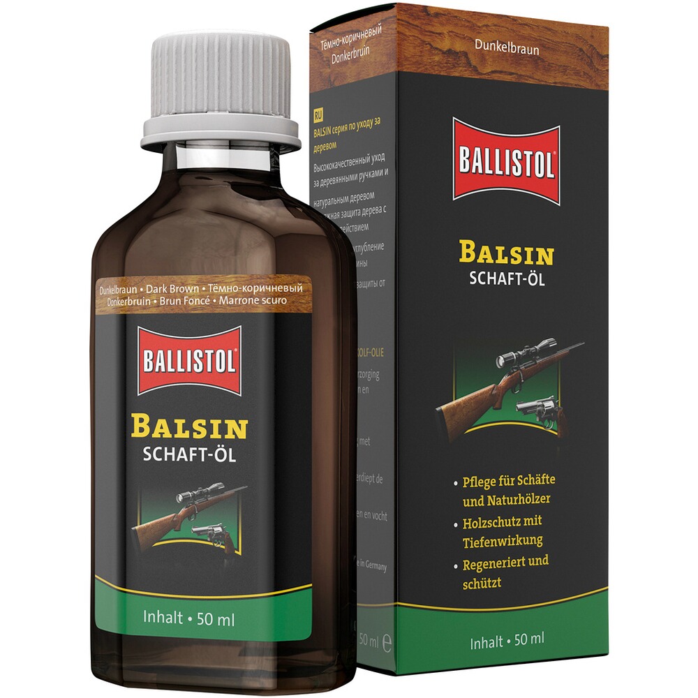 Huile de crosse Balsin brun foncé 50ml