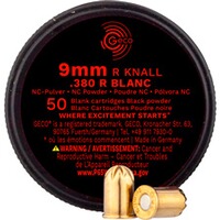 Cartouches à blanc Geco 9mm R 50 pces, Geco