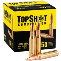 .308 Win. FMJ BT 9,6g/148grs., TOPSHOT Competition