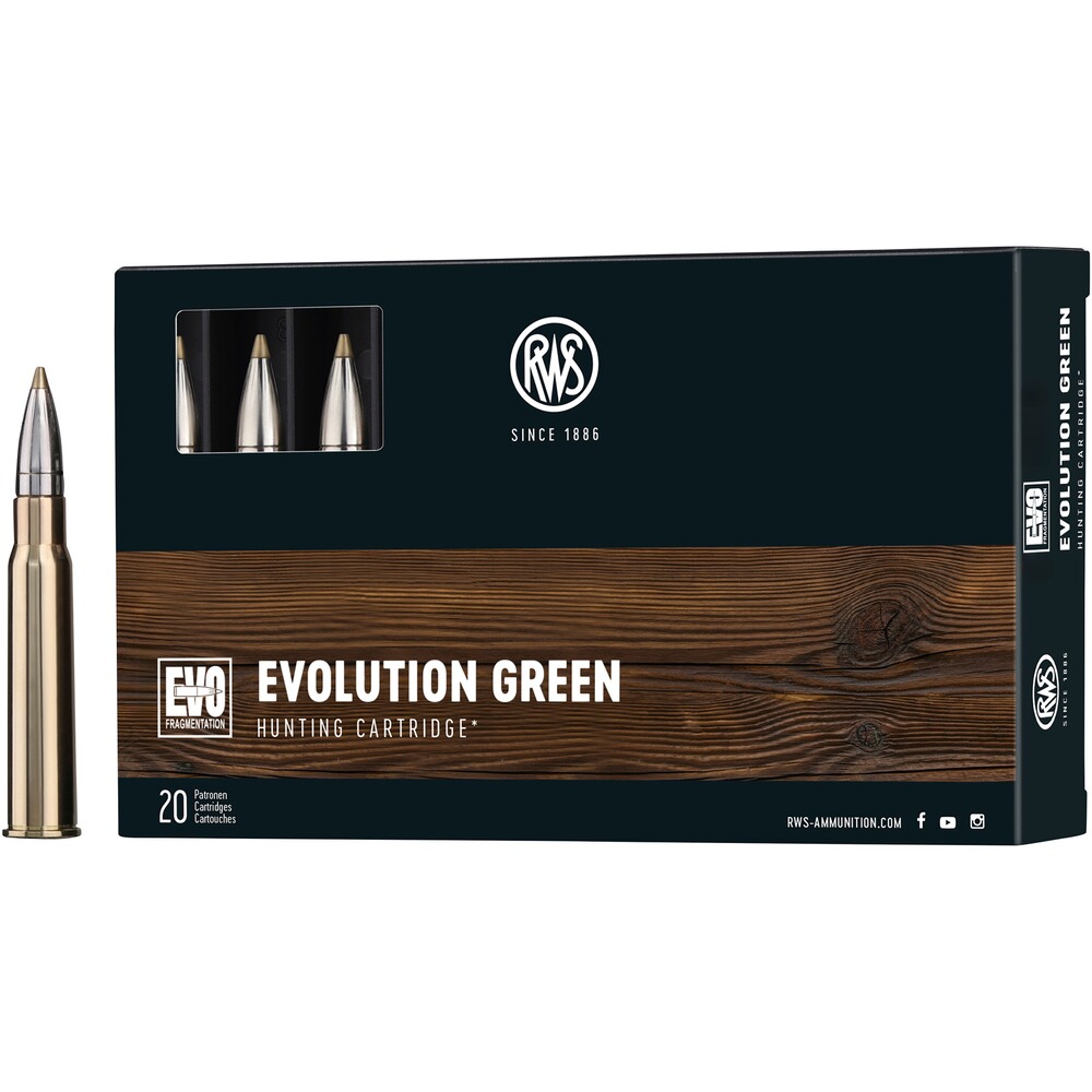 8x57 IRS, Evolution Green (9gr), RWS
