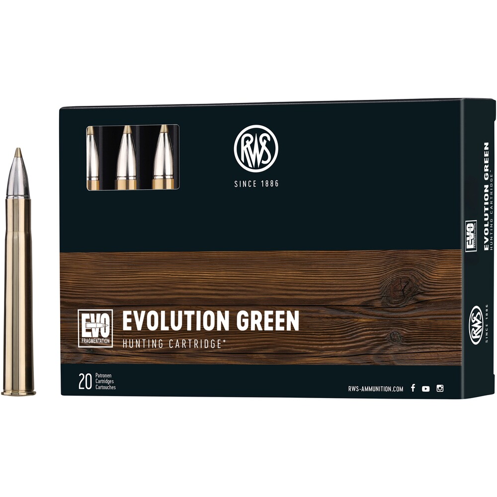 9,3x74 R, Evolution Green (11,9gr), RWS