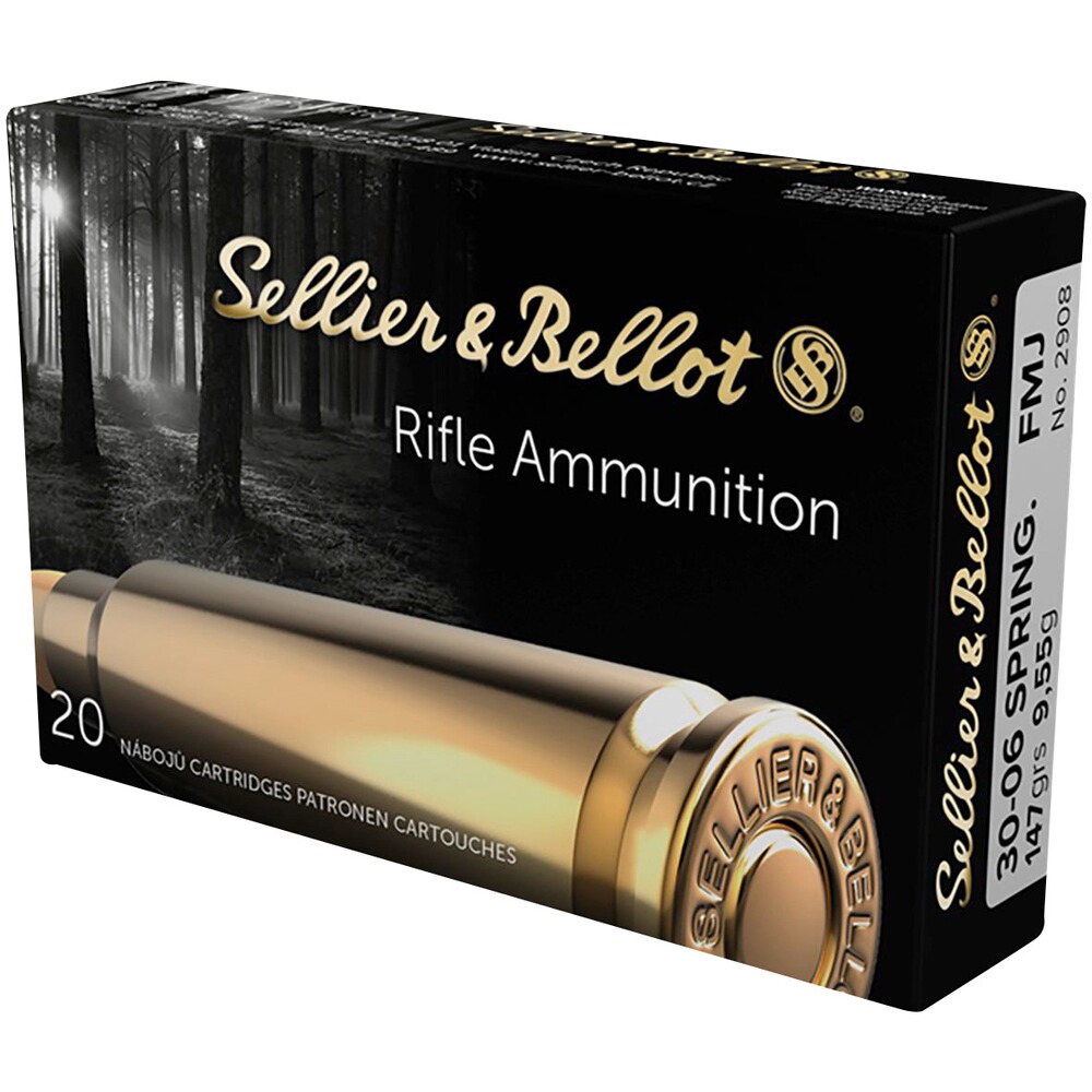 Cartouche .30-06 Spr. blindée 9,55g/147grs.