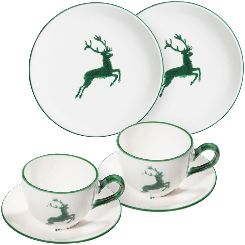 Set petit déjeuner avec motif de cerf
