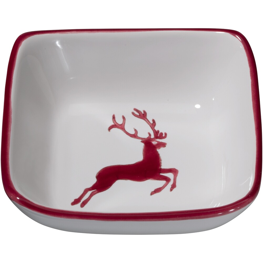 Bol en céramique motif cerf , Gmundner Keramik