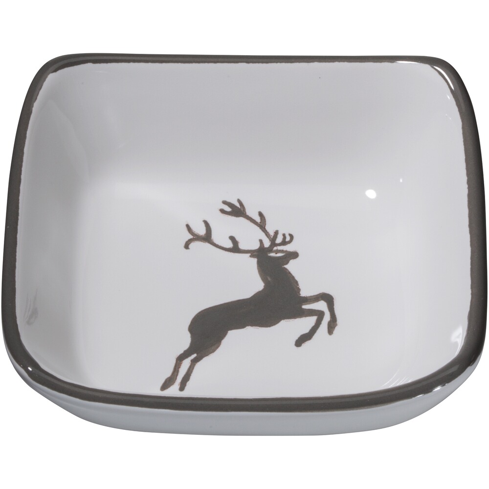 Bol en céramique motif cerf , Gmundner Keramik