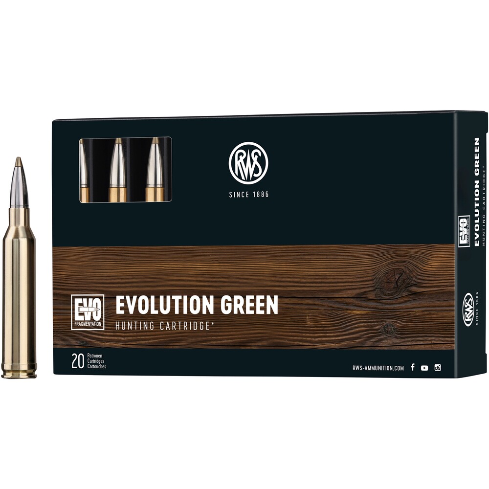.7mm Rem. Mag., Evolution Green (8,2gr), RWS