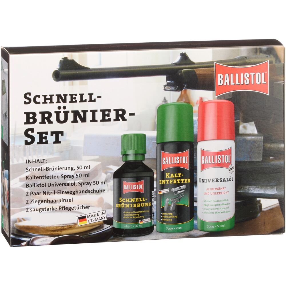 Set Ballistol de bronzage rapide