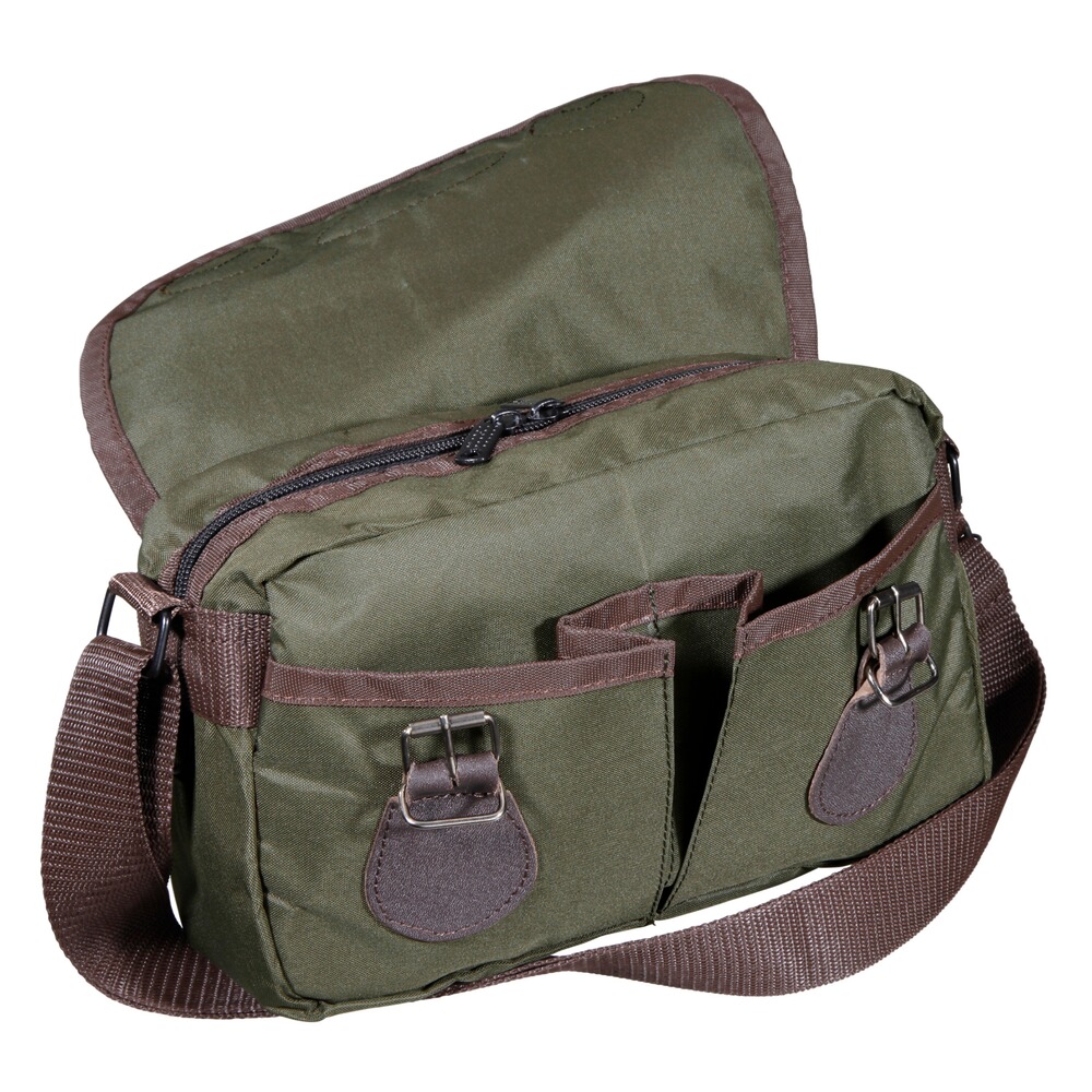 Sac de chasse avec des garnitures en cuir, Wald & Forst