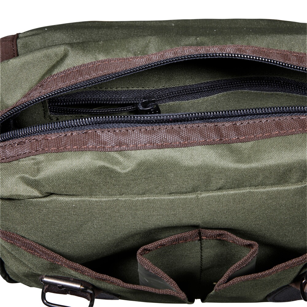 Sac de chasse avec des garnitures en cuir, Wald & Forst