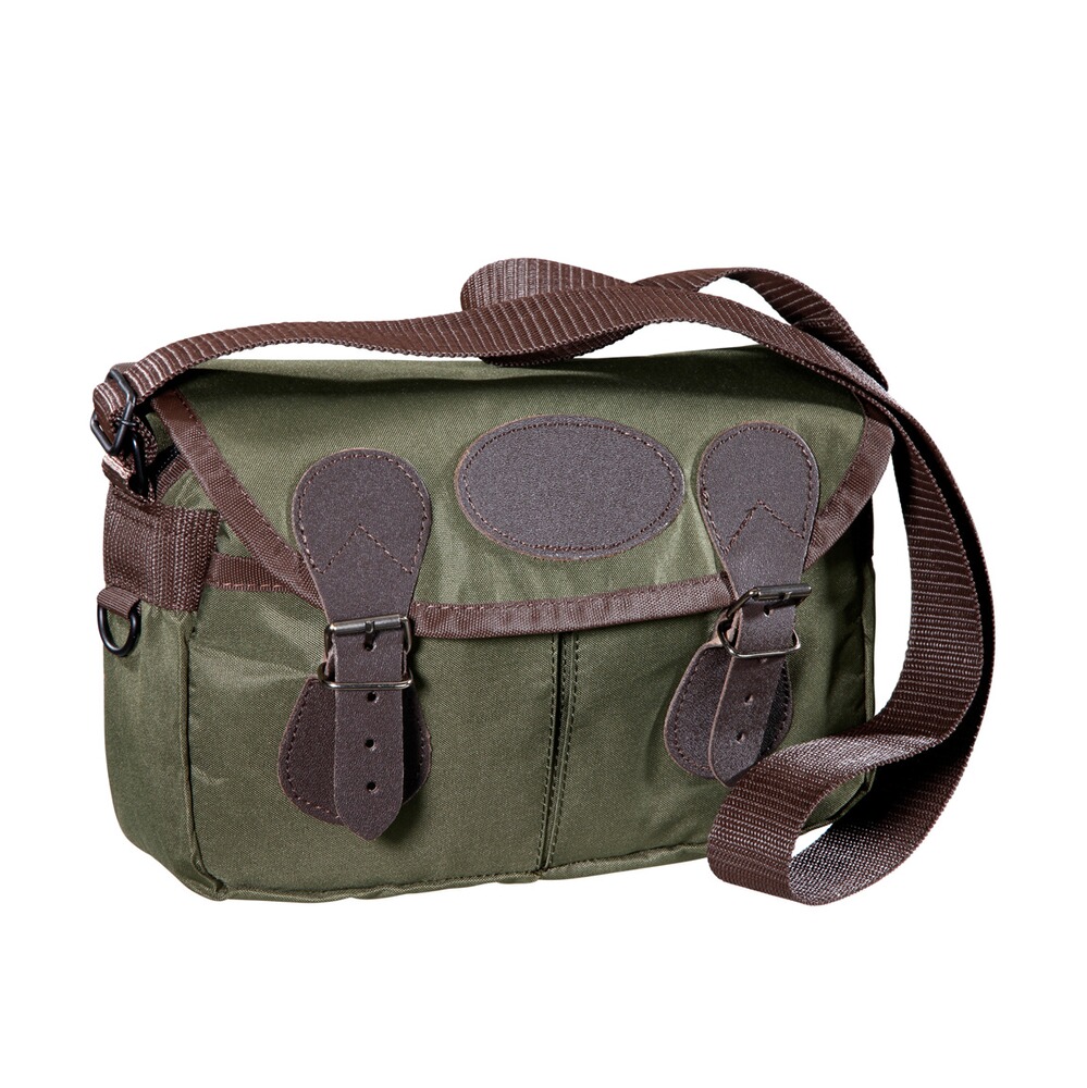 Sac de chasse avec des garnitures en cuir