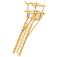 Siège échelle d'affût avec toit, Bassner