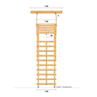 Siège échelle d'affût avec toit, Bassner