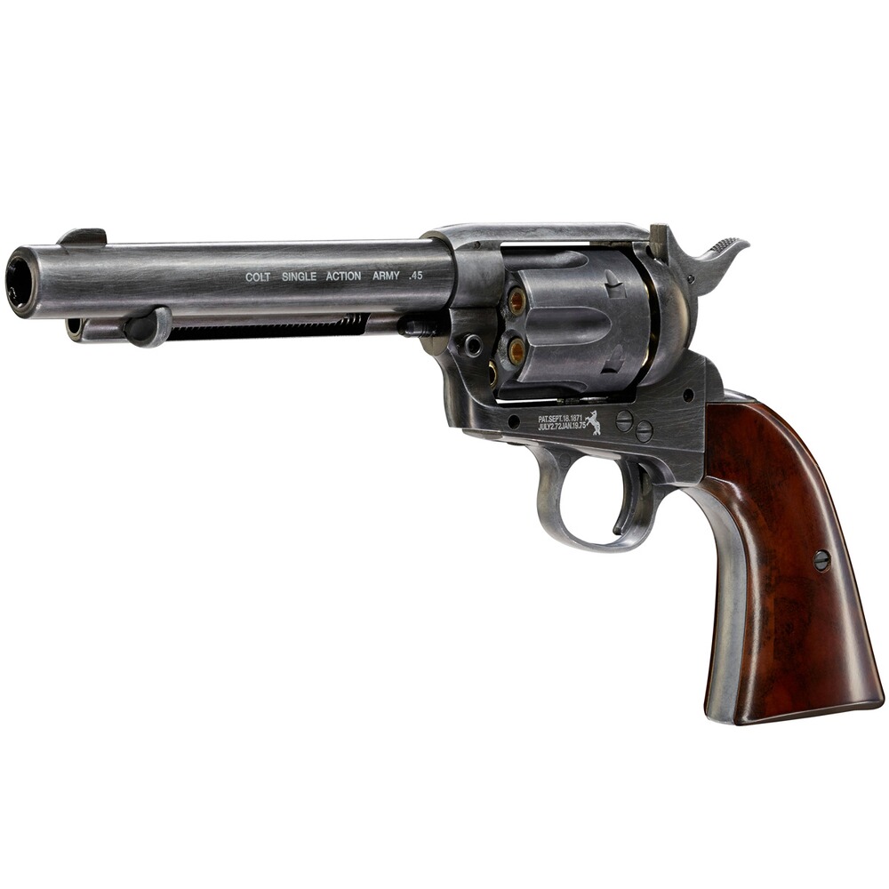 Revolver CO2 SAA 45 finition antique, Colt
