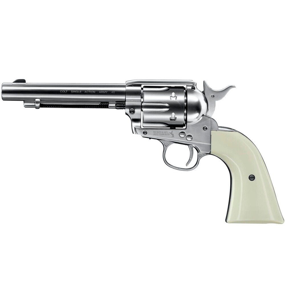 Revolver CO2 SAA 45 nickelé