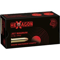 .357 Mag. Hexagon 180grs., Geco