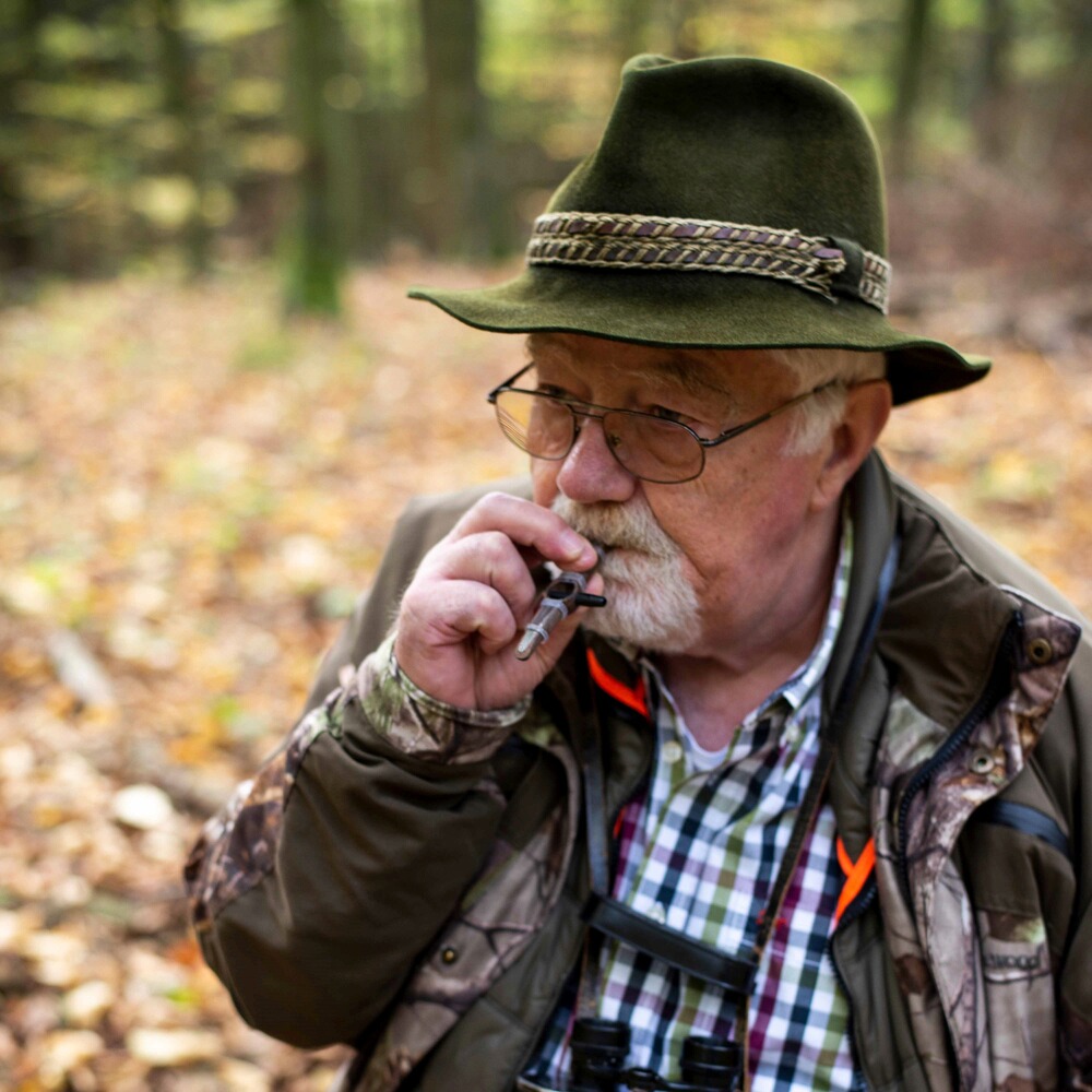 Appeau en bois noble avec cri de souris intégré, Weisskirchen