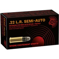 .22 lr. semi-Auto tête ronde, Geco