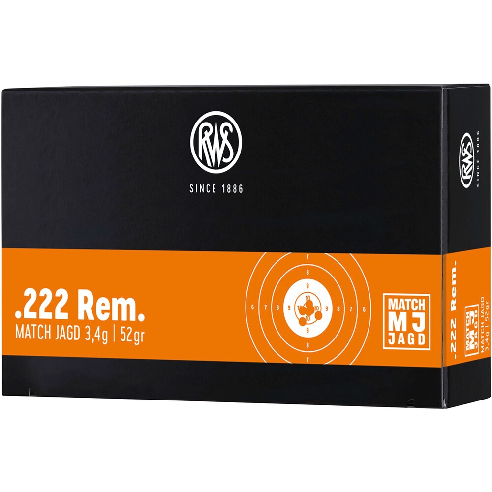 .222 Rem., Match Jagd (3,37gr)