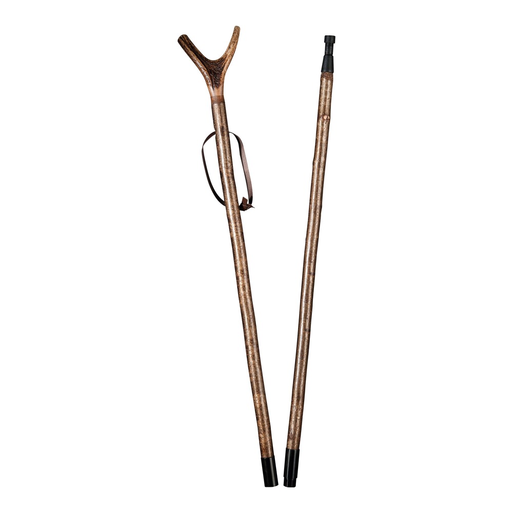 Canne de pirsch avec fourche en bois de cerf