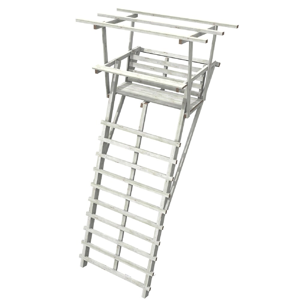 Siège échelle d'affût avec toit pour 2 personne