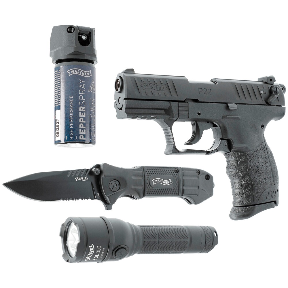 Pack défense pistolet P22Q Bronzé cal. .9mm P.A.