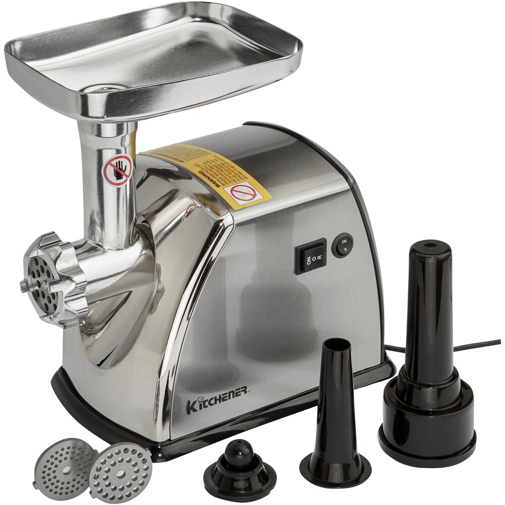 Hachoir à viande 400W avec 3 grilles de hachage (3 + 5 + 8mm), Kitchener