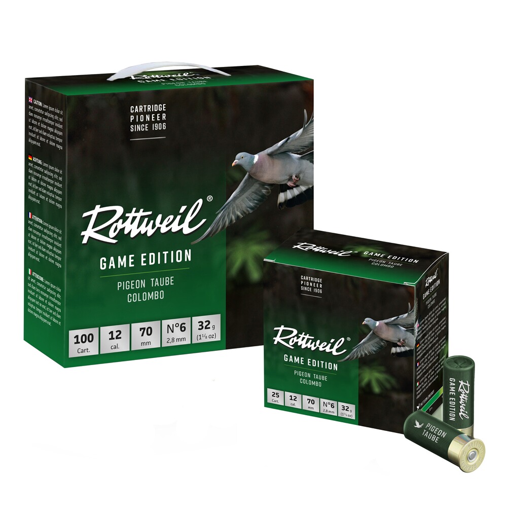 12/70 Game Edition Pigeon 2,8mm 32g plomb N°6