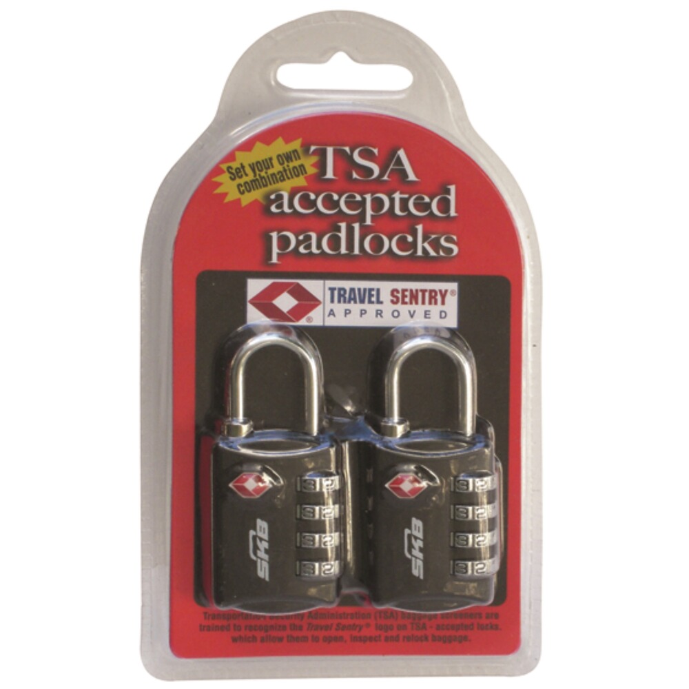 Cadenas à combinaison TSA, pack de 2 pièces