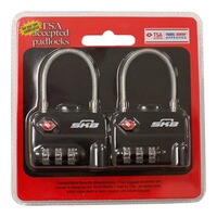 Cadenas à combinaison à câble agrées TSA, pack de 2 pièces, SKB CASES