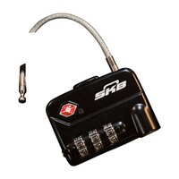Cadenas à combinaison à câble agrées TSA, pack de 2 pièces, SKB CASES