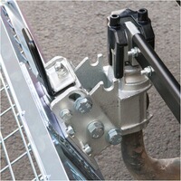 Panier porte gibier rabattable pour véhicule