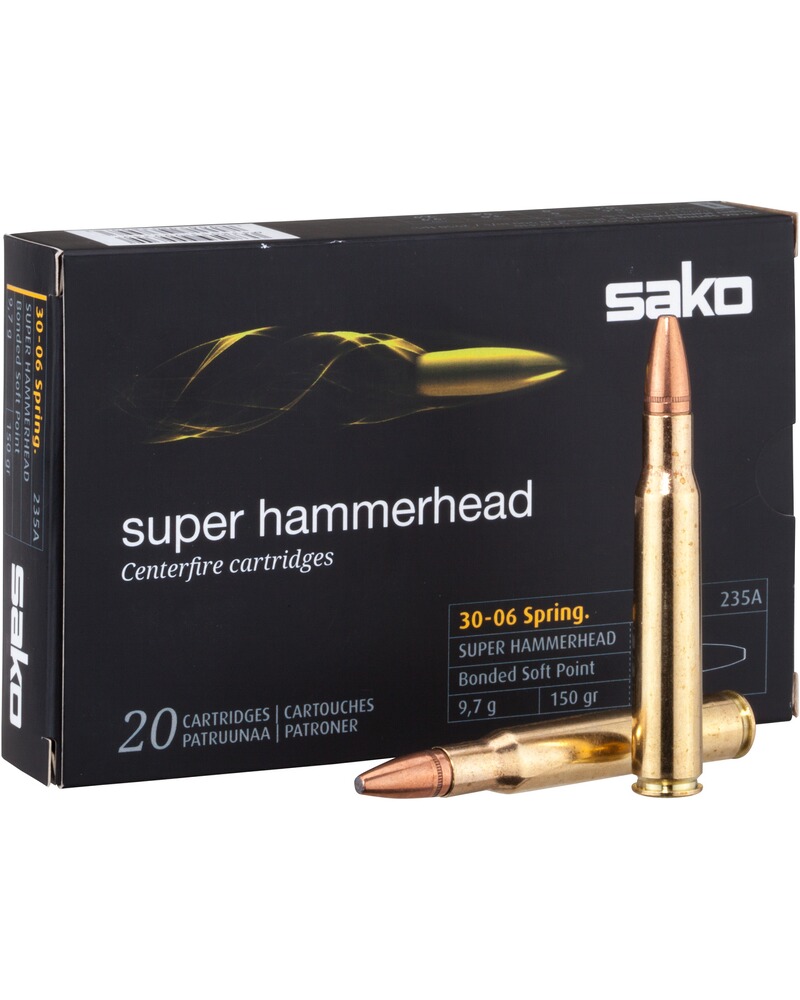 Cartouche .30-06 Spr. Super-Hammerhead SP 9,7g/150grs.