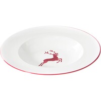 Assiette à pâtes Gourmet Hirsch, Gmundner Keramik