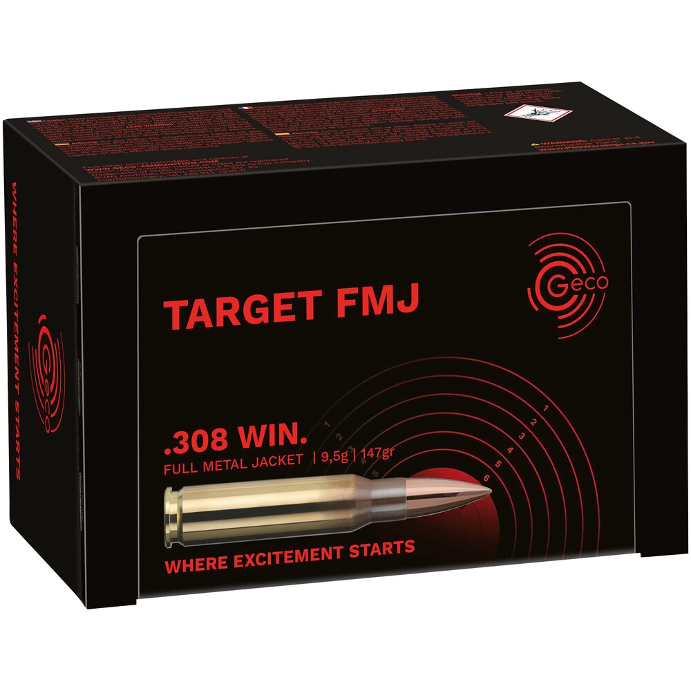 .308 Win. Target FMJ 9,5g/147grs.