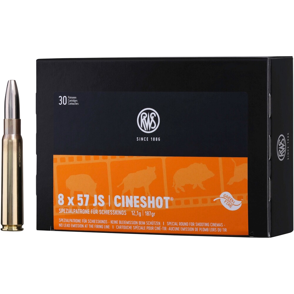8x57 IS Cineshot 187grs.