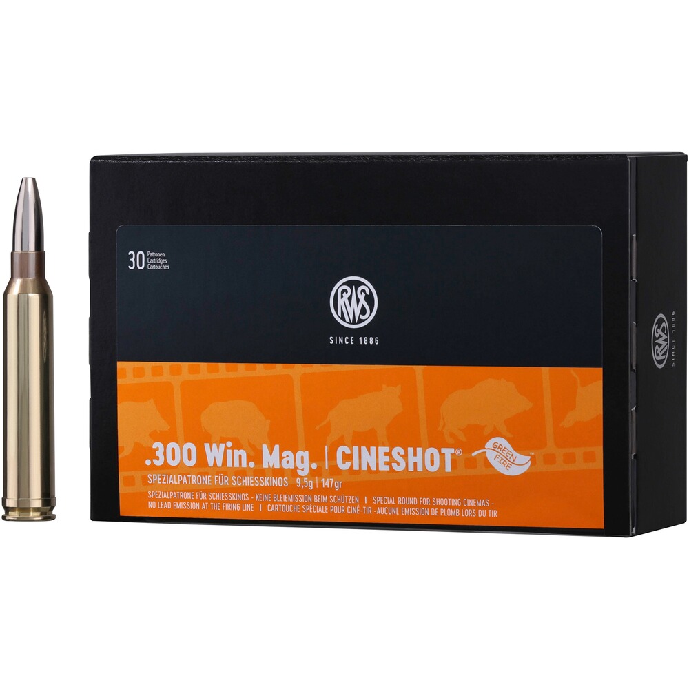 .300 Win. Mag. Cineshot 147grs.