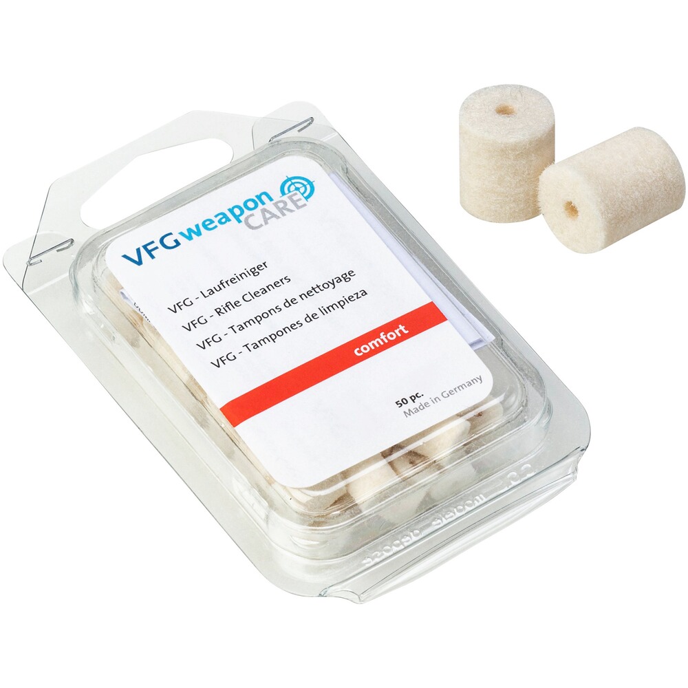 Tampons de nettoyage COMFORT carabines et armes de poing