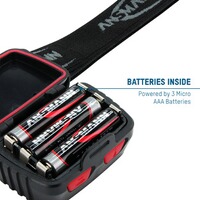 Lampe frontale HD200B, Ansmann