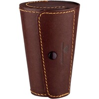 Set de gobelets en acier inoxydable dans un étui en cuir, 4 pièces, BEIER