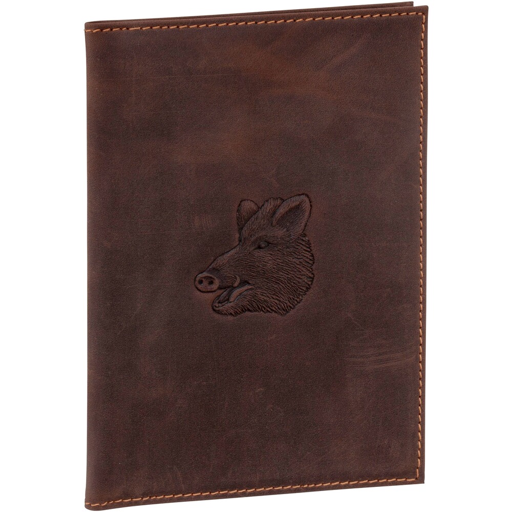 Etui en cuir pour permis de chasser