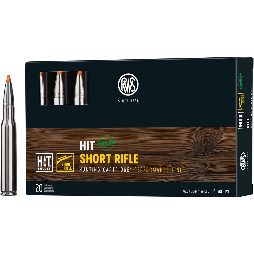 .30-06 Spr. HIT Short Rifle 165 grs., RWS