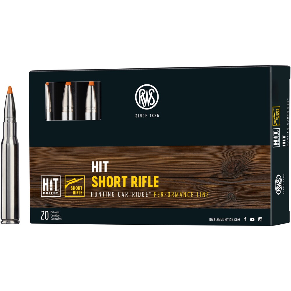 .30-06 Spr. HIT Short Rifle 165 grs., RWS