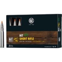 8x57 IS HIT Short Rifle 10,4/g160grs., RWS