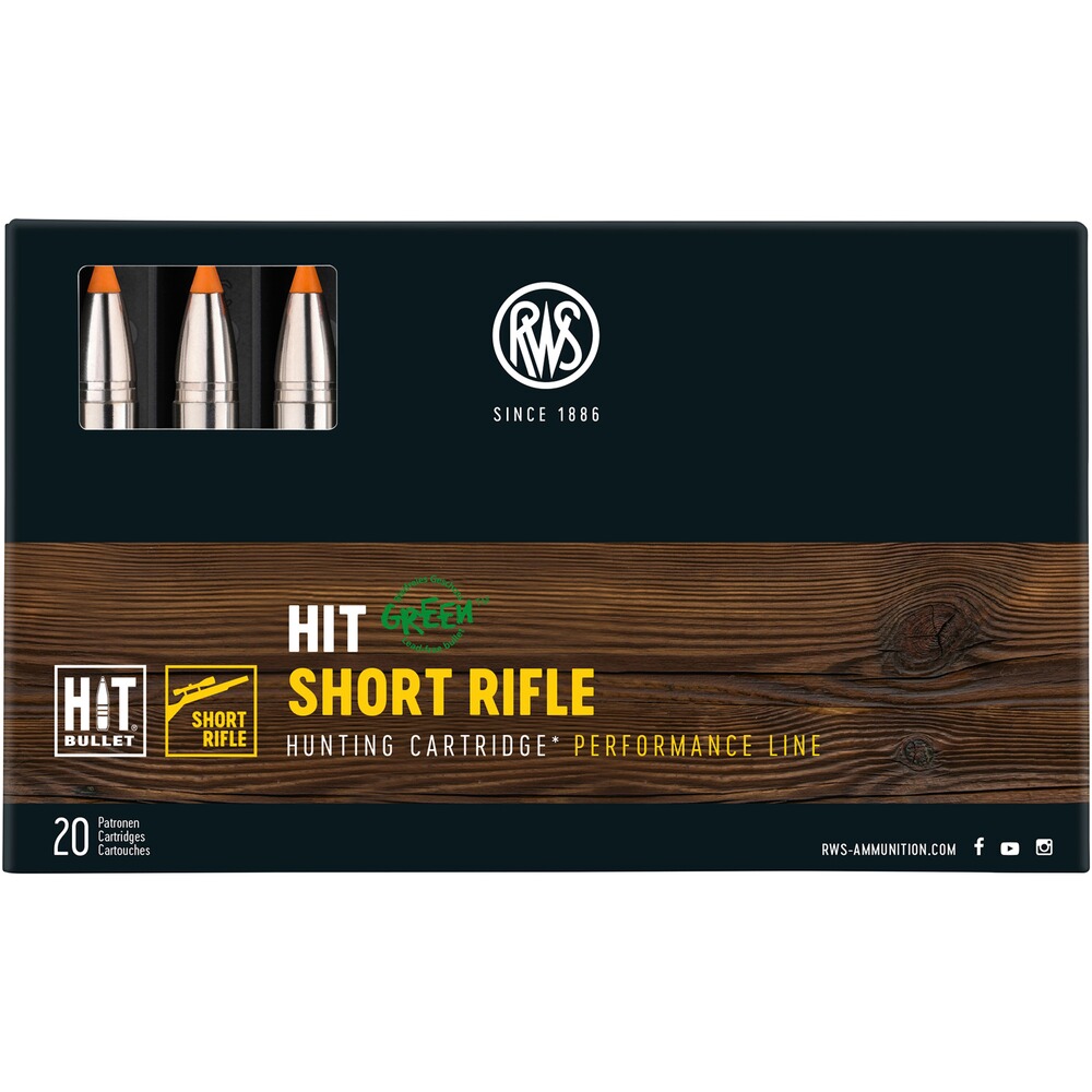 Cartouche RWS HIT 9,3x62 Short Rifle